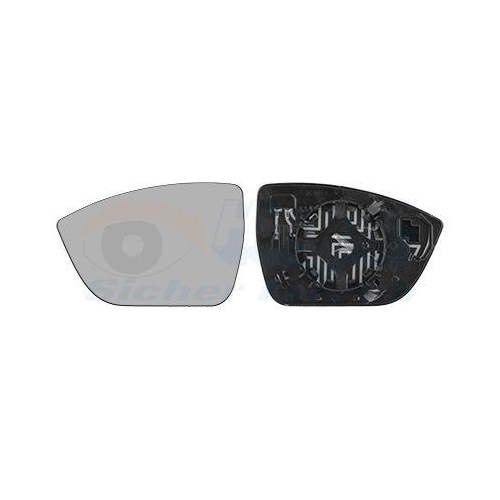 VAN WEZEL Spiegelglas, Au&szlig;enspiegel * HAGUS * 4907837