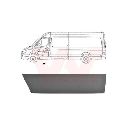 VAN WEZEL Zier-/Schutzleiste, T&uuml;r 3077423