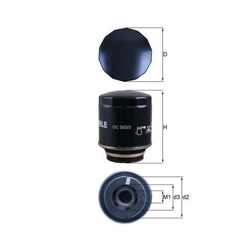 KNECHT &Ouml;lfilter OC 593/3