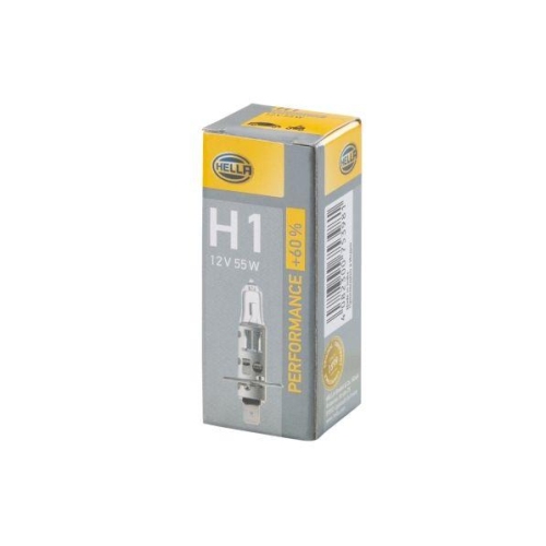 HELLA Gl&uuml;hlampe, Abbiegescheinwerfer PERFORMANCE UP TO 60% 8GH 223 498-211