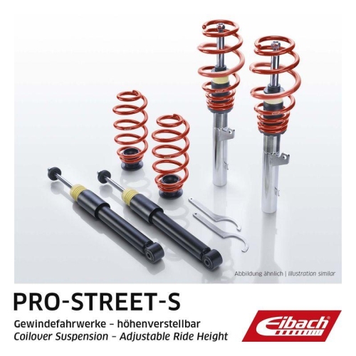 EIBACH Fahrwerkssatz, Federn/D&auml;mpfer Eibach Pro-Street-S PSS65-81-015-05-22
