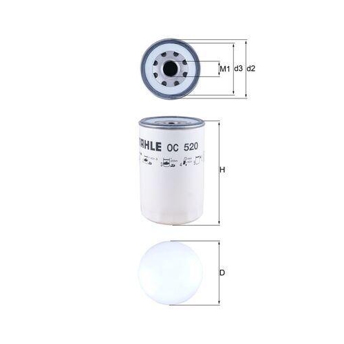 MAHLE &Ouml;lfilter OC 520