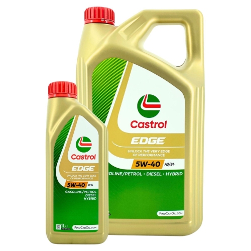 Motor&ouml;l Castrol Edge 5W-40 A3/B4 API SP Mercedes Renault VW BMW 6 Liter 15F719