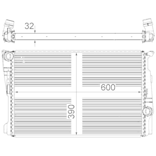 MAHLE Kühler, Motorkühlung BEHR *** PREMIUM LINE *** CR 876 000P