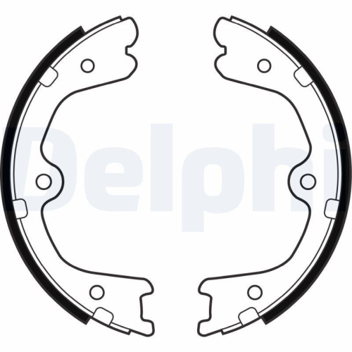 DELPHI Bremsbackensatz, Feststellbremse LS2032