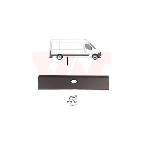 VAN WEZEL Zier-/Schutzleiste, Seitenwand 3799404