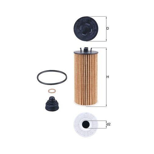 KNECHT &Ouml;lfilter OX 815/1D