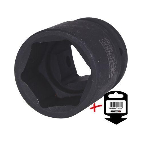 3/4 Zoll Sechskant-Kraft-Stecknuss, kurz, 32mm auf H&auml;nger KS TOOLS 515.1332-E