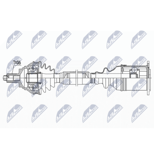 NTY Antriebswelle NPW-VW-185