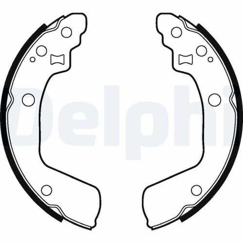 DELPHI Bremsbackensatz LS2046