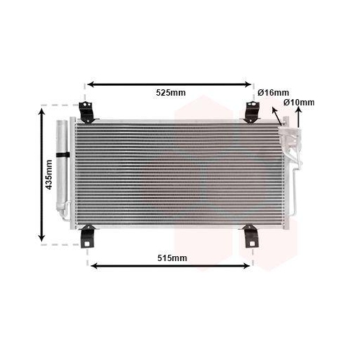 VAN WEZEL Kondensator, Klimaanlage 27005231