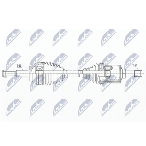 NTY Antriebswelle NPW-CH-032