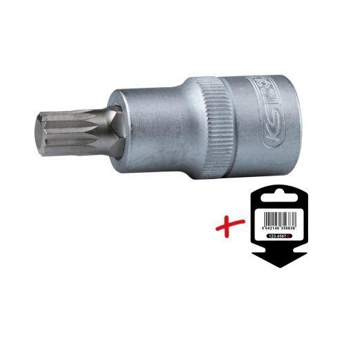 1/2 Zoll Bit-Stecknuss XZN,M7 auf H&auml;nger KS TOOLS 911.1347-E