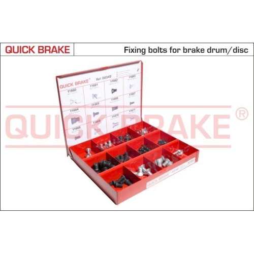 QUICK BRAKE Sortiment, Schrauben 0004B