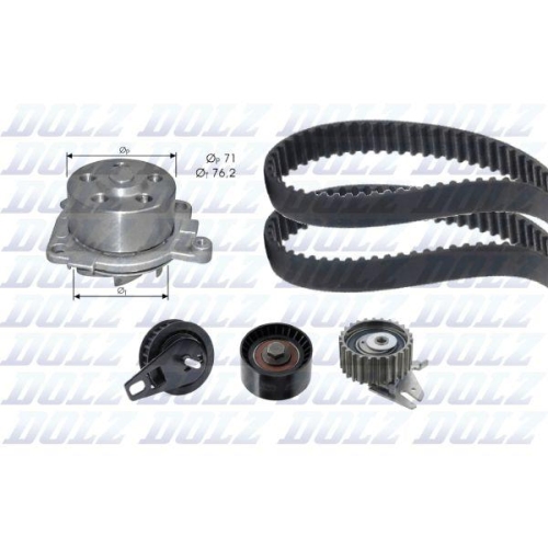 DOLZ Wasserpumpe + Zahnriemensatz
