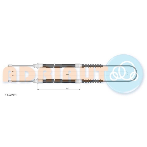 ADRIAUTO Seilzug, Feststellbremse 11.0279.1