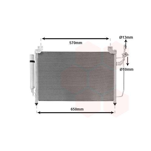 VAN WEZEL Kondensator, Klimaanlage 27005240