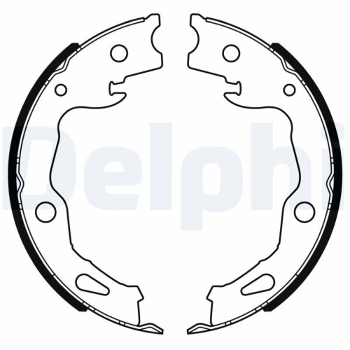 DELPHI Bremsbackensatz LS2186