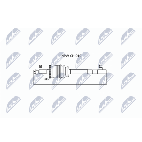 NTY Antriebswelle NPW-CH-019