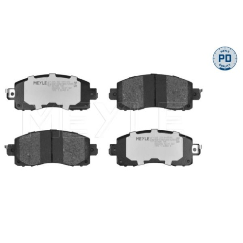 MEYLE Bremsbelagsatz, Scheibenbremse MEYLE-PD: Advanced performance and design. 025 222 0117/PD