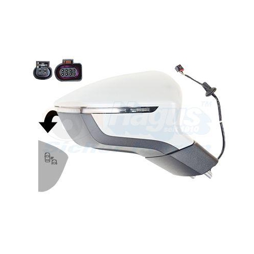 VAN WEZEL Au&szlig;enspiegel * HAGUS * 4929816