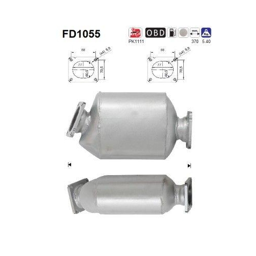 AS Ruß-/Partikelfilter, Abgasanlage FD1055