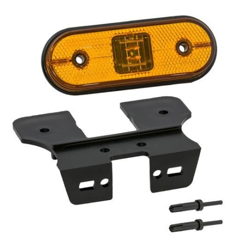 Unipoint LED, 24 V, ohne Kabel, mit Spreiznieten, 90 Grad Winkel (C) Suer