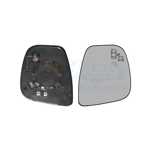 VAN WEZEL Spiegelglas, Au&szlig;enspiegel * HAGUS * 0944836