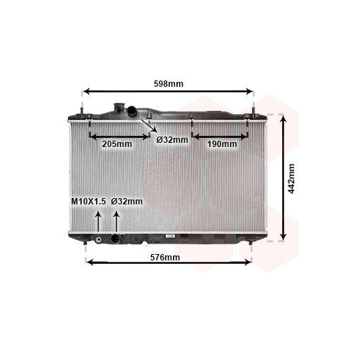 VAN WEZEL K&uuml;hler, Motork&uuml;hlung 25002189