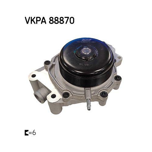 SKF Wasserpumpe, Motork&uuml;hlung VKPA 88870