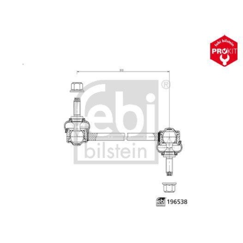 FEBI BILSTEIN Stange/Strebe, Stabilisator ProKit 196538