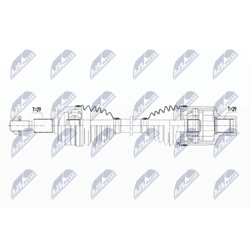 NTY Antriebswelle NPW-CH-066
