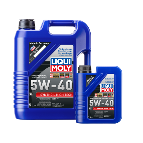 Liqui Moly Synthoil High Tech, 5W-40 Motor&ouml;l, 6-Liter Kanister, 1307+1306