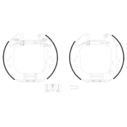 TEXTAR Bremsbackensatz Shoe Kit Pro 84064900