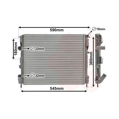 VAN WEZEL K&uuml;hler, Motork&uuml;hlung 43002272