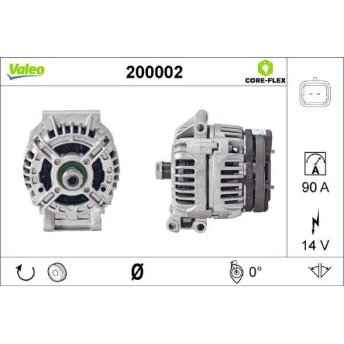 VALEO Generator VALEO CORE-FLEX 200002