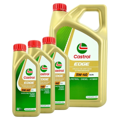Motor&ouml;l Castrol Edge 5W-40 A3/B4 API SP Mercedes Renault VW BMW 8 Liter 15F719
