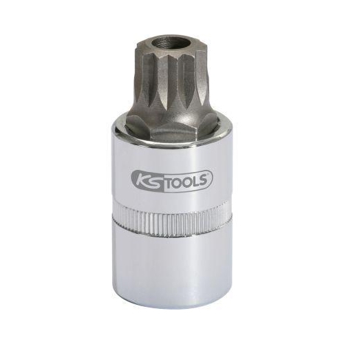 1/2 Zoll Bit-Stecknuss XZN mit Stirnlochbohrung, M16, 55 mm KS TOOLS 911.1348