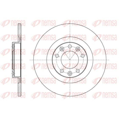REMSA Bremsscheibe 61557.00