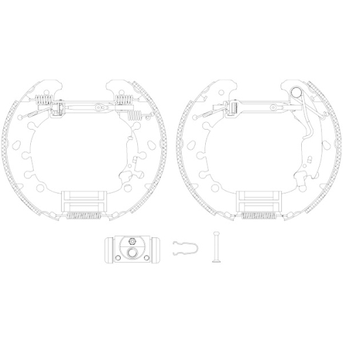 TEXTAR Bremsbackensatz Shoe Kit Pro 84065300