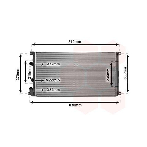 VAN WEZEL K&uuml;hler, Motork&uuml;hlung 43002276