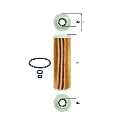 KNECHT &Ouml;lfilter OX 183/5D1