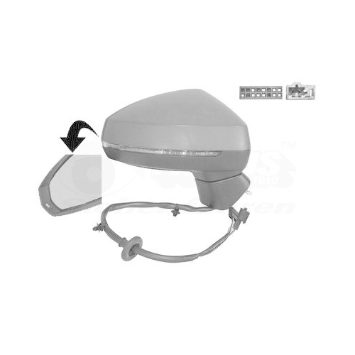 VAN WEZEL Au&szlig;enspiegel * HAGUS * 0337808