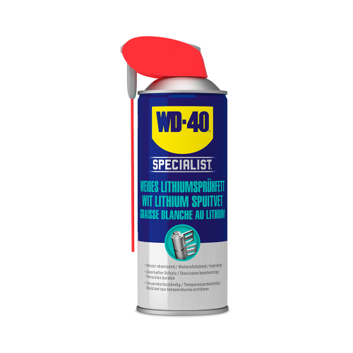 WD-40 SPECIALIST 400 ml WEISSES LITHIUMSPR&Uuml;HFETT SPR&Uuml;HFETT FETTSPRAY 49390