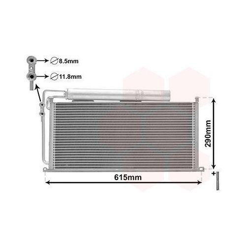 VAN WEZEL Kondensator, Klimaanlage *** IR PLUS *** 29005007