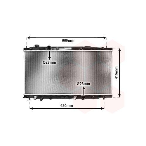 VAN WEZEL K&uuml;hler, Motork&uuml;hlung 25002253
