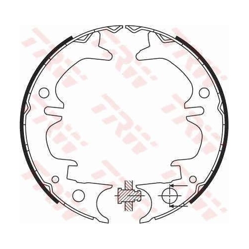 TRW Bremsbackensatz, Feststellbremse