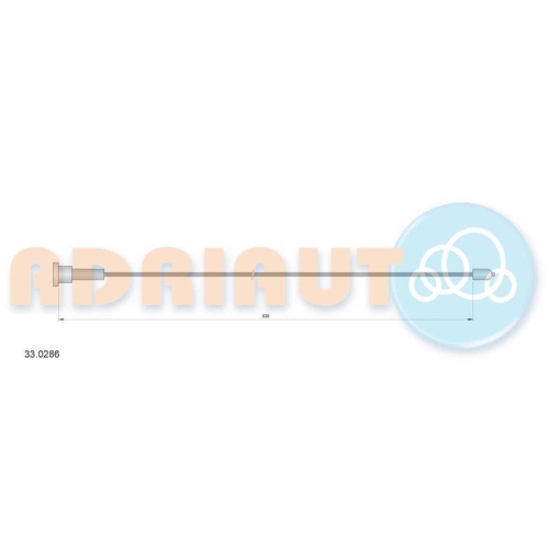 ADRIAUTO Seilzug, Feststellbremse 33.0286