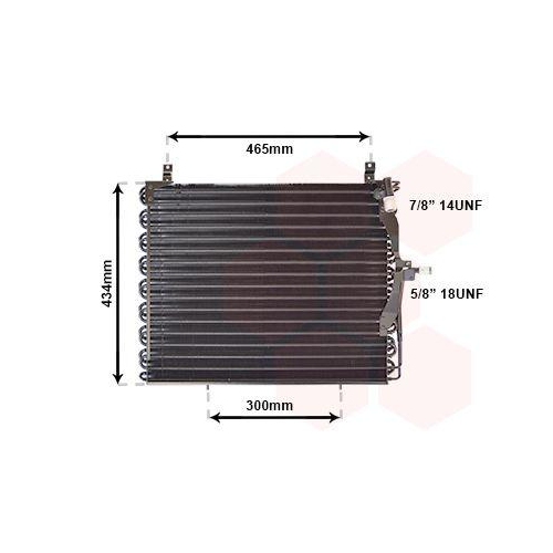 VAN WEZEL Kondensator, Klimaanlage 30005161