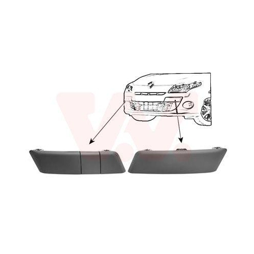 VAN WEZEL Zier-/Schutzleistensatz, Sto&szlig;f&auml;nger ** Equipart ** 4377580